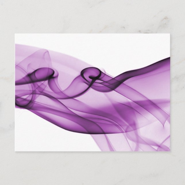 Purple Wave Postcard (Front)