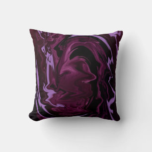 Purple Waves, American MoJo Pillow