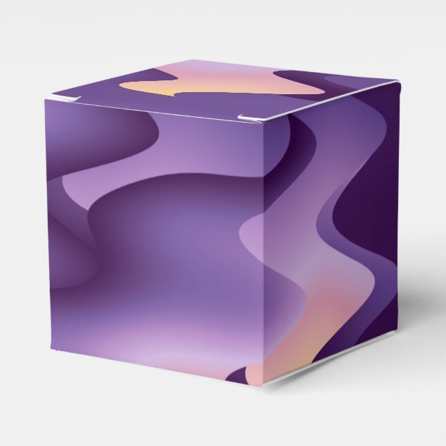 Purple waves favor box (Front Side)