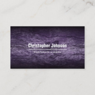 Purple Waves Modern Professional Business Card