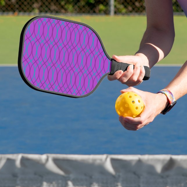 Purple Waves  Pickleball Paddle (Insitu)
