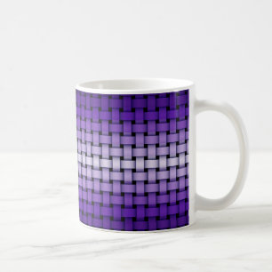 Purple Weave Pattern Mug