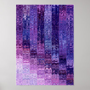 Purple Weave Poster