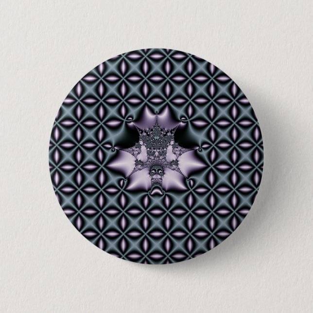 Purple Web 2 Inch Round Button (Front)