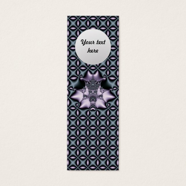 Purple Web Custom Bookmark (Front)