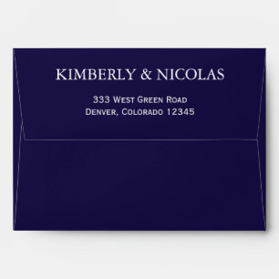 Purple Wedding  Envelope