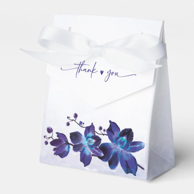 Purple Wedding Favours Gift Box (Front Side)