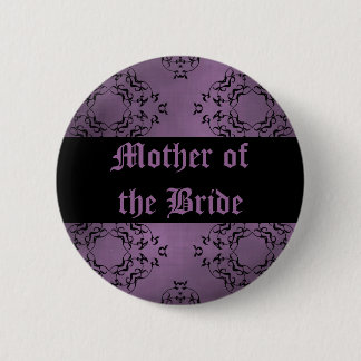 Purple wedding Mother of the Bride 2 Inch Round Button
