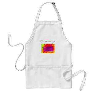 purple whale yellow Thunder_Cove Standard Apron
