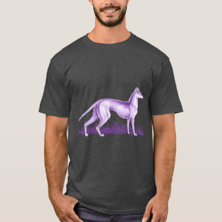 Purple Whippet retro girl T-Shirt