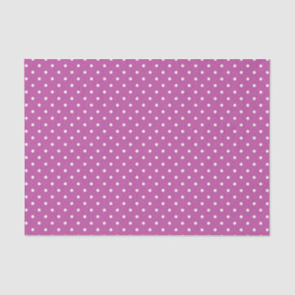 PURPLE & WHITE EASTER POLKA DOTS TISSUE PAPER