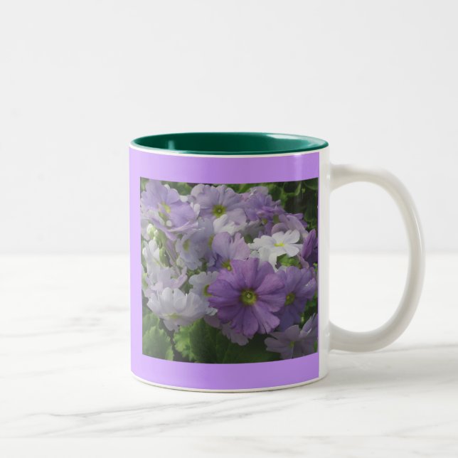 Purple White Flower Mug (Right)
