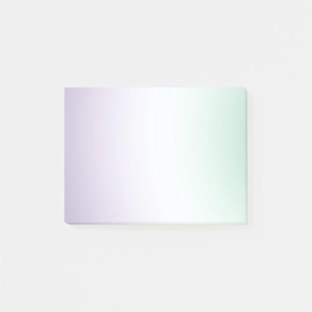 Purple White Mint Post-it Notes (Front)