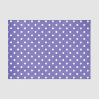 PURPLE & WHITE POLKA DOTS  TISSUE PAPER