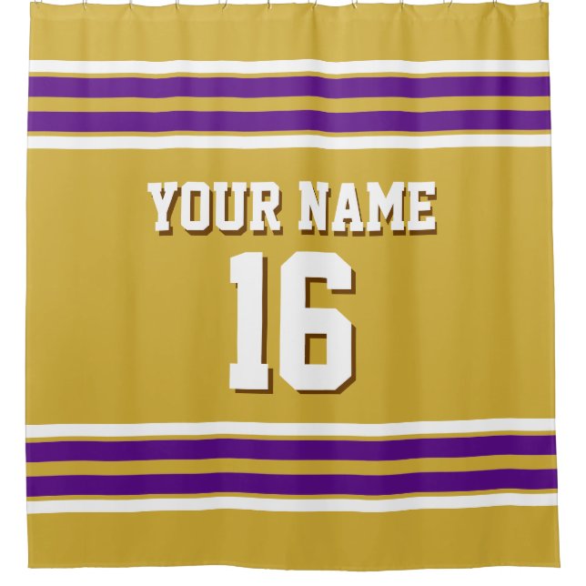 Purple White Stripes Sports Jersey (Front)