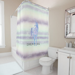 Purple White Unicorn Sparkle Glitter Dream     