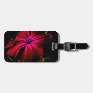 Purple Wild Flower cd ltcna Luggage Tag