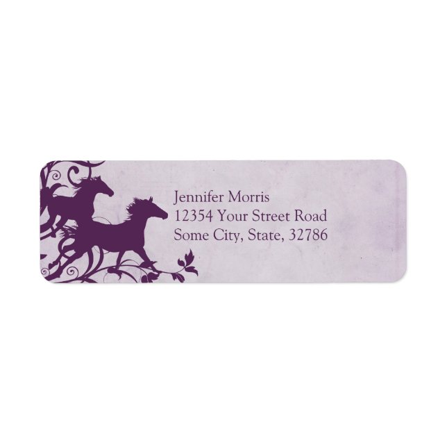 Purple Wild Horses (Front)