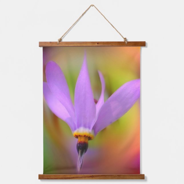 Purple Wildflower  Hanging Tapestry (Front)