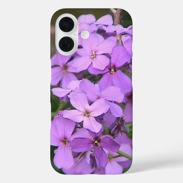 Purple Wildflower iPhone Case (Back)