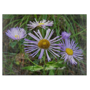 Purple Wildflowers Cutting Board