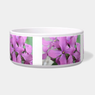 Purple Wildflowers Dog Bowl