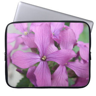 Purple Wildflowers Laptop Bag