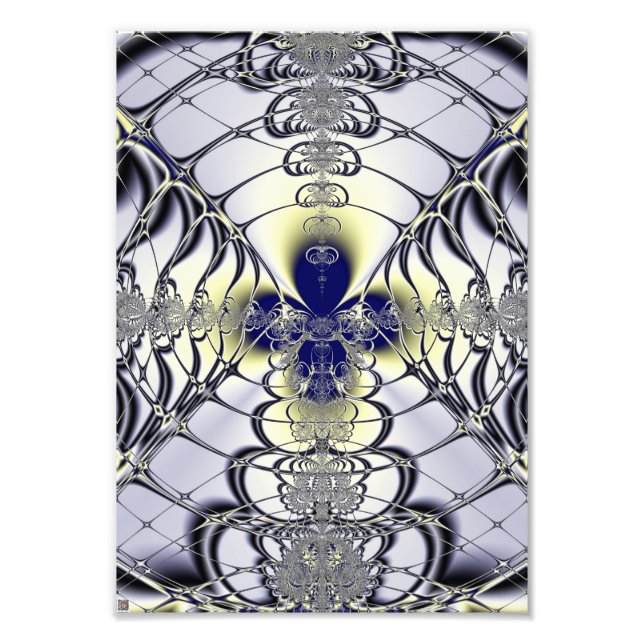 Purple Window Abstract Art Photo Print (Front)