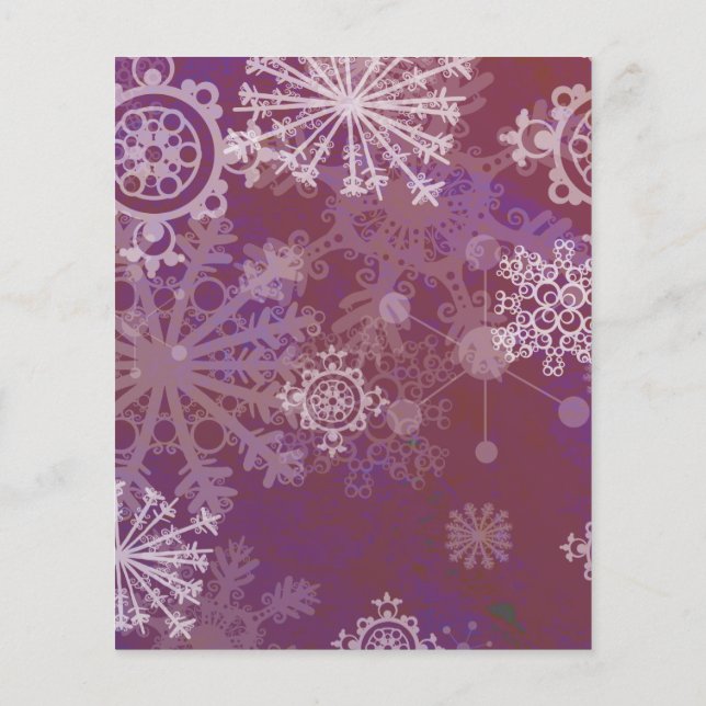 Purple Winter Flyer (Back)