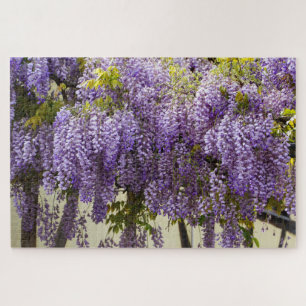 Purple Wisteria Jigsaw Puzzle