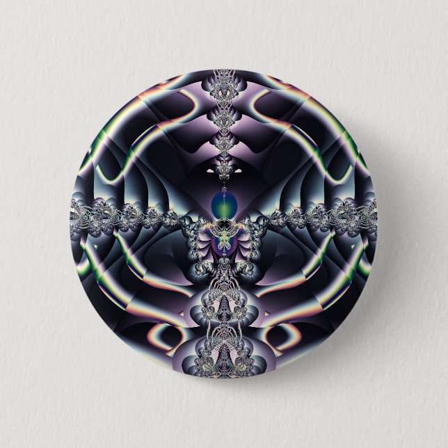 Purple World 2 Inch Round Button (Front)
