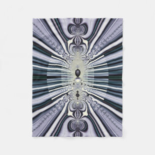 Purple World Fleece Blanket