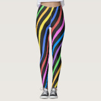Purple Yellow Blue Black trippy stripes