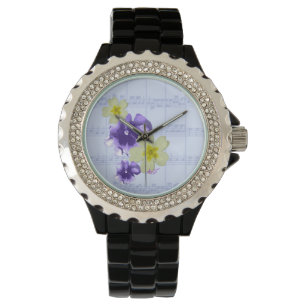 Purple & Yellow Flowers Sheet Music Black Watch
