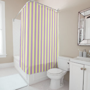 Purple Yellow Pastel Stripes Pattern Modern