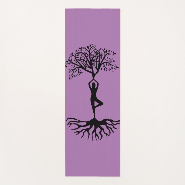 Purple  yoga mat (Front)
