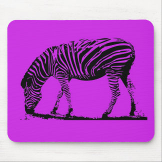 Purple Zebra Mouse Pad