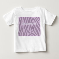 Purple zebra print bag