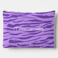 Purple Zebra Stripes Pattern 