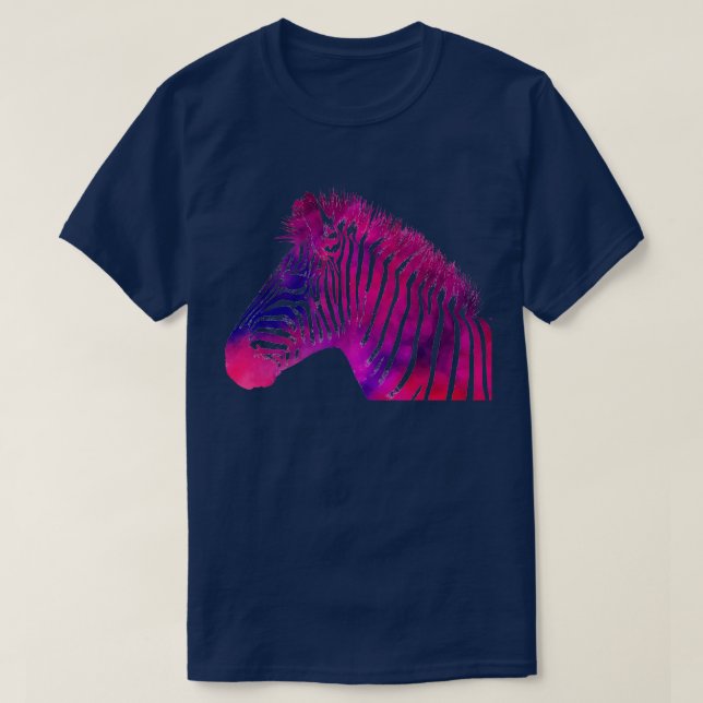 Purple zebra zebra T-Shirt (Design Front)