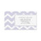 Purple Zig Zag Chevron Pattern Calling Cards