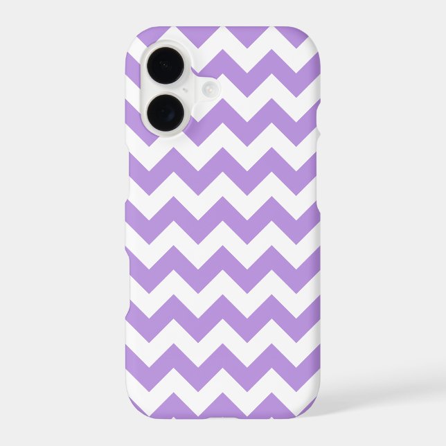 Purple Zigzag, Purple Chevron, Geometric Pattern (Back)