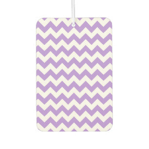 Purple Zigzag, Purple Chevron, Geometric Pattern Air Freshener