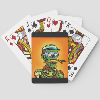 Purple Zombie Playing Cards