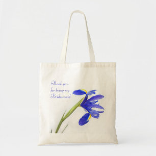 PurpleI Iris Flower Wedding Favour Bag for Bridesm