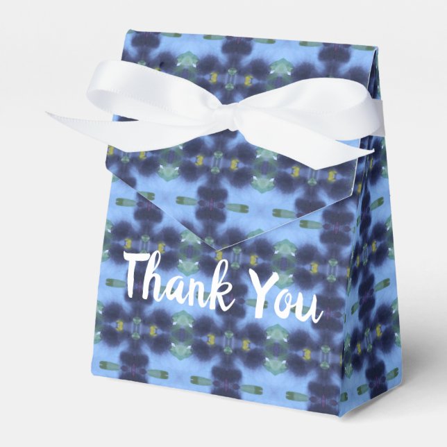 Purples And Blues Favor Box (Front Side)