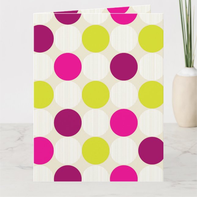 Purples and Yellows  Card (Front)