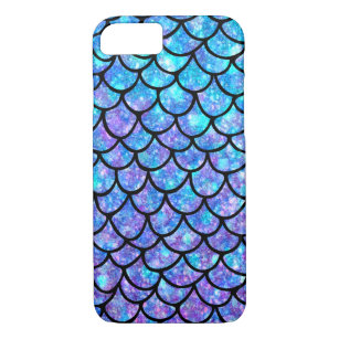 Purples & Blues Mermaid scales Case-Mate iPhone Case