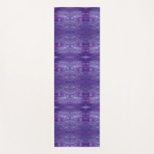 Purples Ikat 9 Yoga Mat