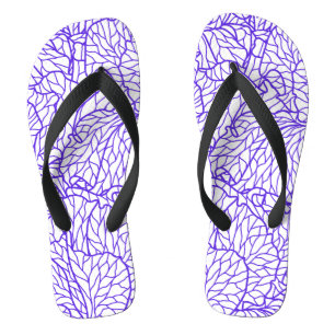 Purple's Lines Patton  Flip Flops